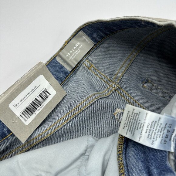 Everlane‎ Women's NWT Light Blue The Way-High Wide Leg Flare Jean W30/L29.25 - Picture 6 of 13